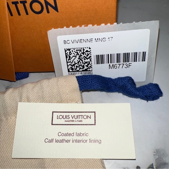 NIB Authentic Louis Vuitton Vivienne bracelet Size 17 M6773F - Picture 12 of 16